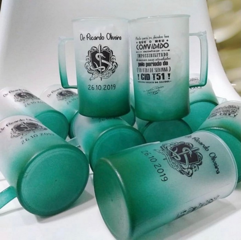 Atacado de Canecas em Acrílico Personalizadas Costa Azul - Canecas Personalizadas Aniversário