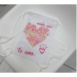 mochila saco bebê personalizada Aracaju